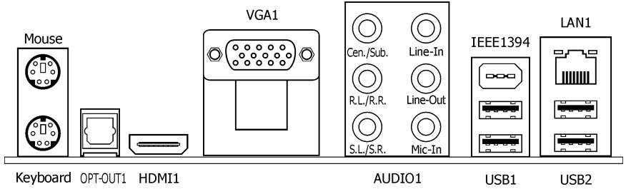 ABIT AN-M2 - Connecting Rear Panel I/O Devices - 2