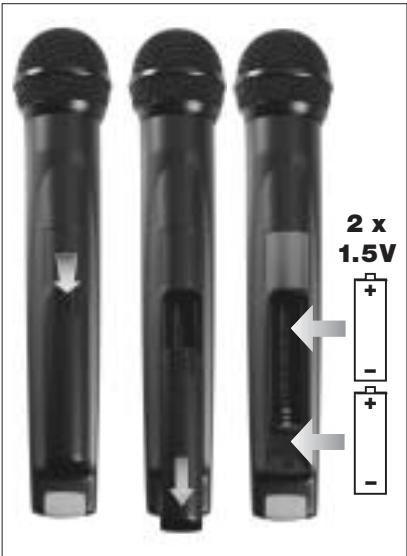 AKG HT 40 - Inserting and Testing Batteries - 1