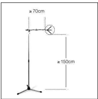 AKG SPC 4 - Montaje en tripodes de suelo - 1