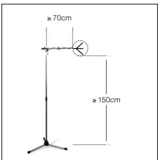 AKG SPC 4 - Mounting Antennas on Floor Stands - 1