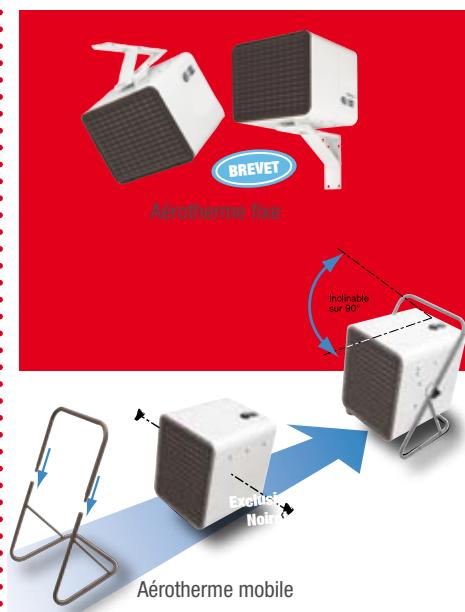 APPLIMO AEROTHERMES - Fixes ou mobiles, avec ou sans boîtier de commande. - 1