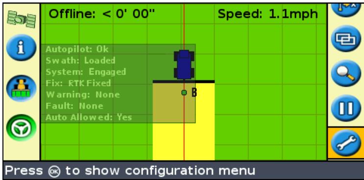 TRIMBLE EZ-GUIDE 500 LIGHTBAR - Information tab - 1