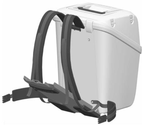 TRIMBLE S - Storing the Carrying Straps - 3