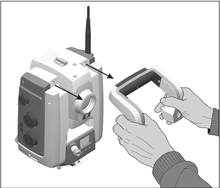 TRIMBLE S SERIES TOTAL STATION - Handle - 2