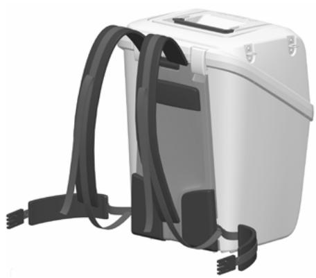 TRIMBLE S SERIES TOTAL STATION - Storing the Carrying Straps - 4