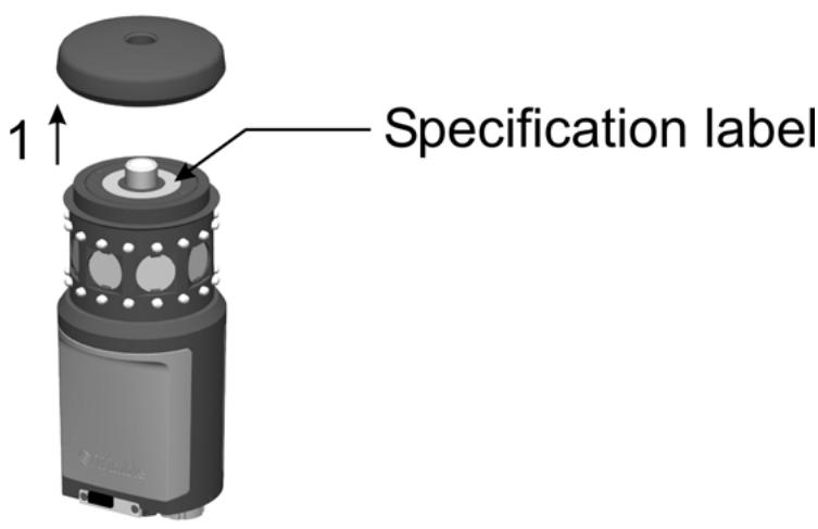 TRIMBLE S SERIES TOTAL STATION - Specification Label - 1