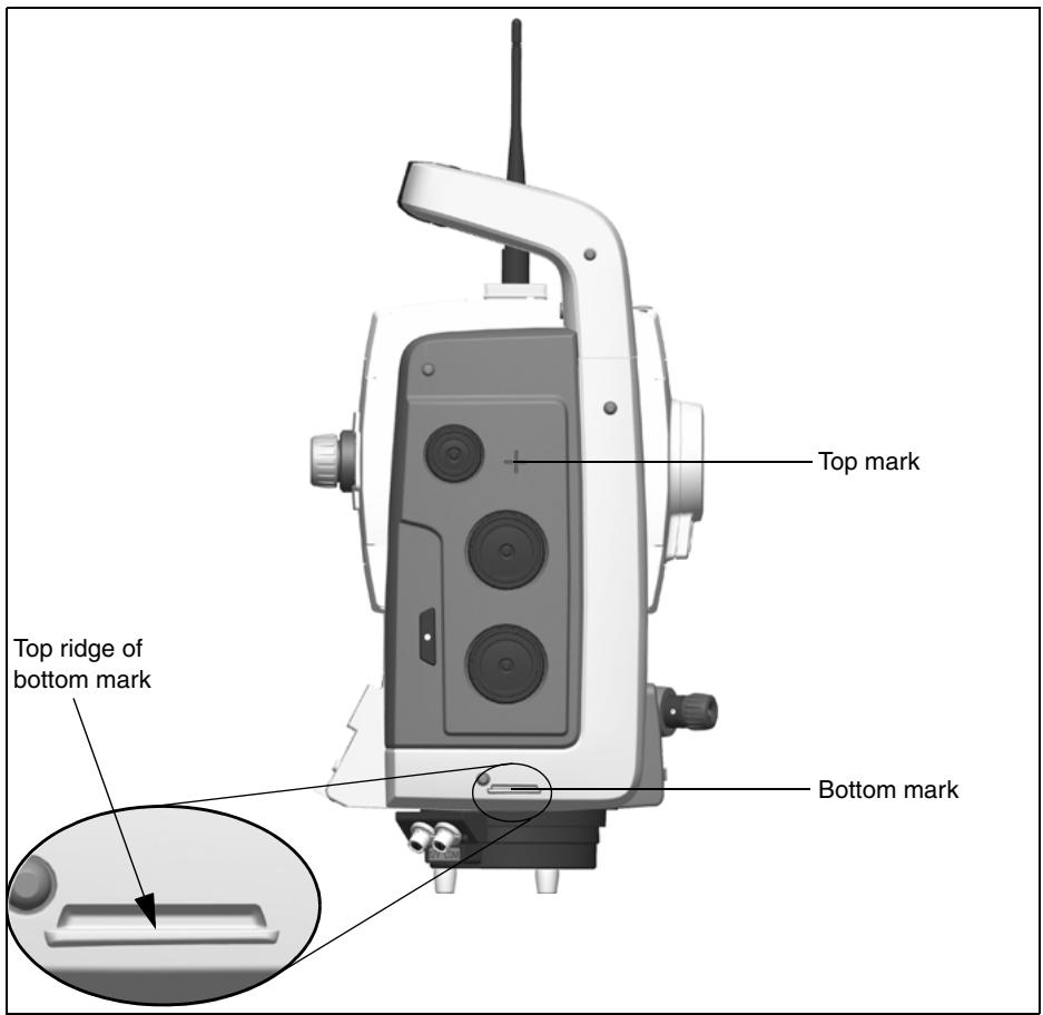 TRIMBLE S SERIES TOTAL STATION - Measuring the Instrument Height - 1