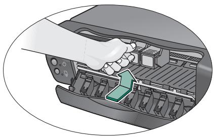 COMPAQ E20 - Installing the Print Cartridges - 5