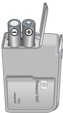 COMPAQ E427 - Install the batteries - 2