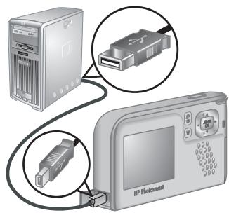 COMPAQ E427 - Transferring images with HP Photosmart Software - 1