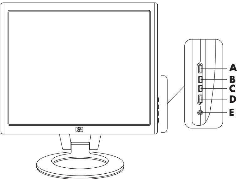 COMPAQ F1905 - Front Panel Components - 2