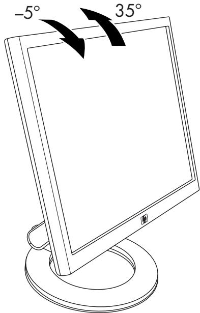 COMPAQ F1905 - Placing the f Monitor on a Desktop - 2