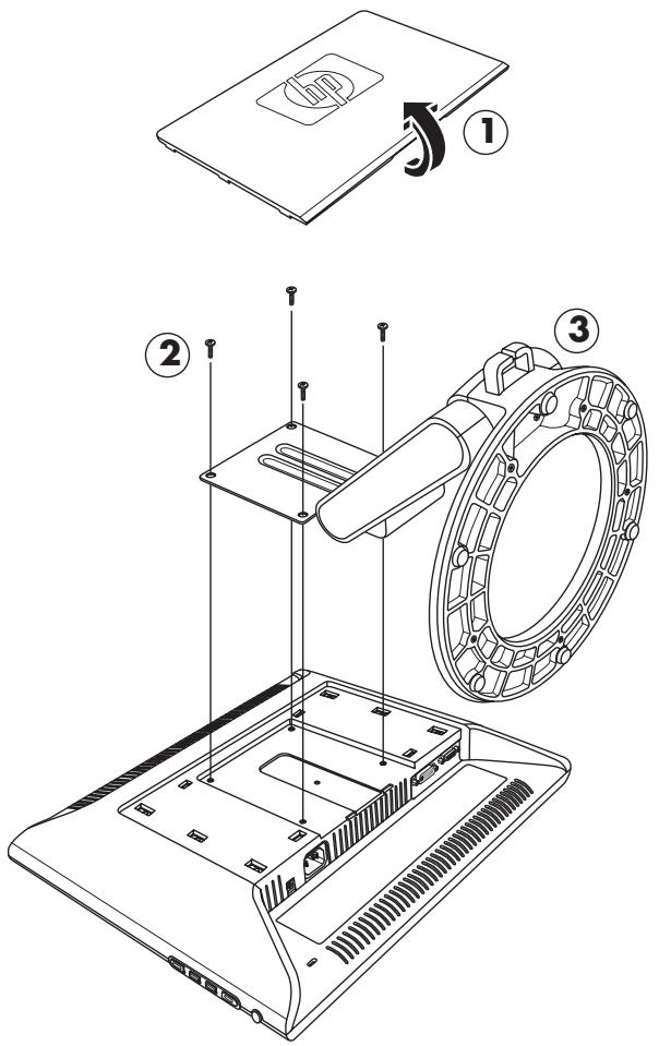 COMPAQ F1905 - Wall-Mounting the f Monitor - 4