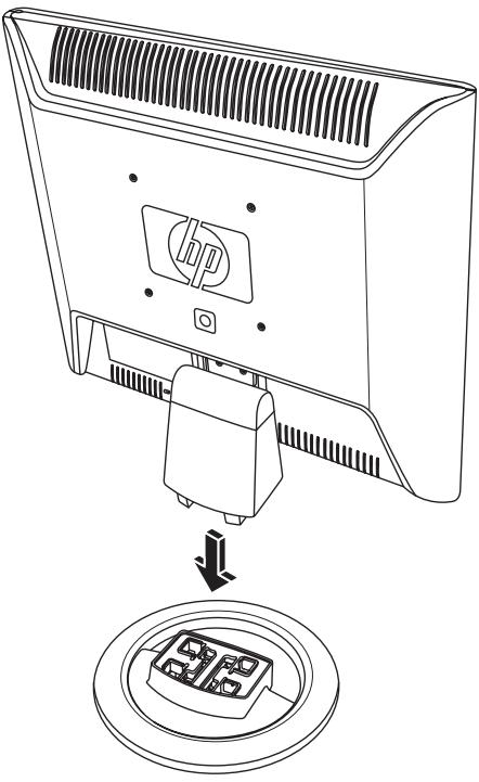 COMPAQ F1905 - Placing the vs Monitor on a Desktop - 1