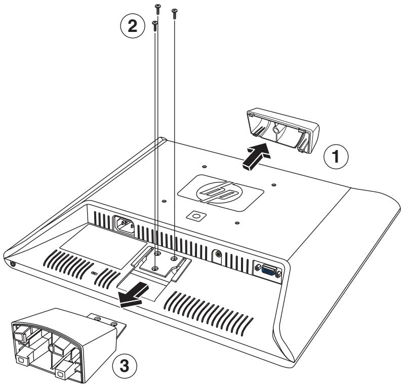 COMPAQ F1905 - Wall-Mounting the vs Monitor - 4