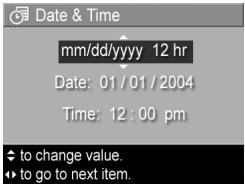COMPAQ M305 - Setting the Date and Time - 1