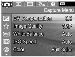 COMPAQ M307 - Camera Menu - 1