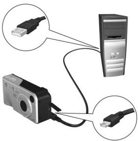 COMPAQ M307 - Transferring Images to a Computer - 1