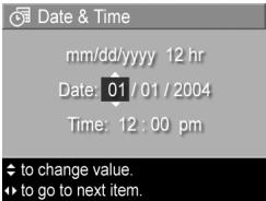 COMPAQ M307 - Date & Time - 1