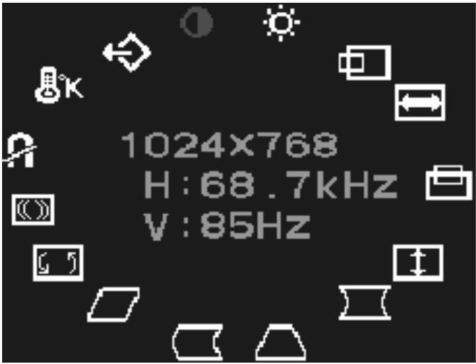 COMPAQ MV7540 - On-Screen Display - 1