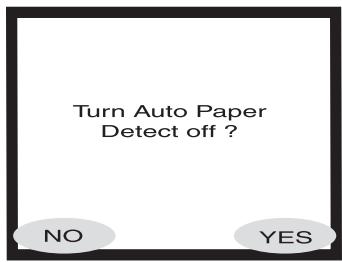 COMPAQ PHOTOSMART 1315 - To change the paper detection: - 1