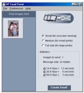 COMPAQ PHOTOSMART 1315 - To send photos via email using a Windows PC: - 1