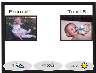 COMPAQ PHOTOSMART 1315 - To print all images on the memory card: - 1