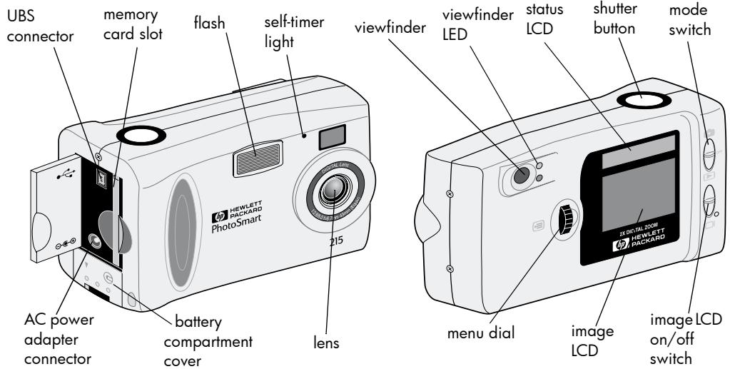 COMPAQ PHOTOSMART 215 - Camera Description - 1
