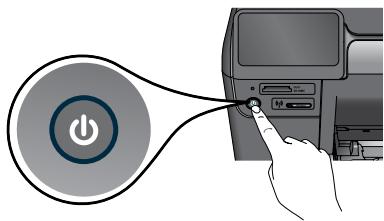 COMPAQ PHOTOSMART D110 - Connect and power on - 2