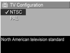 COMPAQ PHOTOSMART M305 - TV Configuration - 1