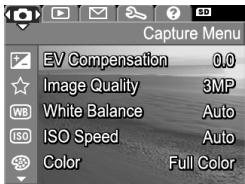 COMPAQ PHOTOSMART M305 - Camera Menu - 1