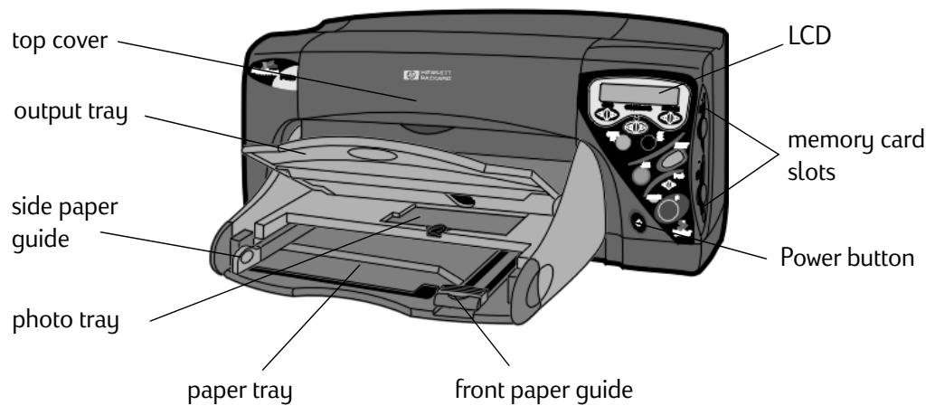COMPAQ PHOTOSMART P1000 - Getting to know your HP PhotoSmart printer - 1