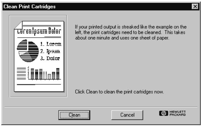 COMPAQ PHOTOSMART P1000 - To clean the print cartridges using the Toolbox: - 1