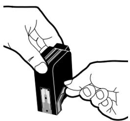 COMPAQ PHOTOSMART P1000 - To replace print cartridges: - 1