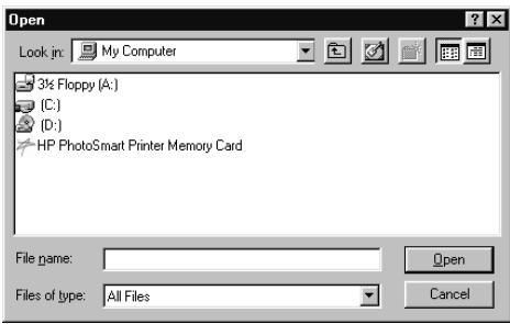 COMPAQ PHOTOSMART P1000 - To access the memory card: - 1