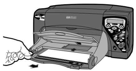 COMPAQ PHOTOSMART P1000 - To load a stack of paper in the paper tray: - 1