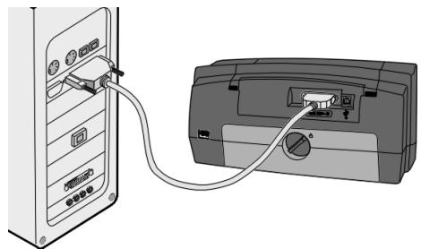 COMPAQ PHOTOSMART P1000 - Using a parallel port - 1