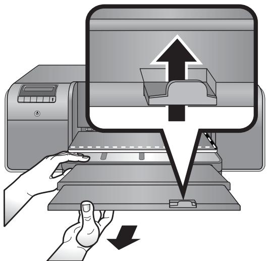 COMPAQ PHOTOSMART PRO B9100 - To load canvas in the specialty media tray - 2