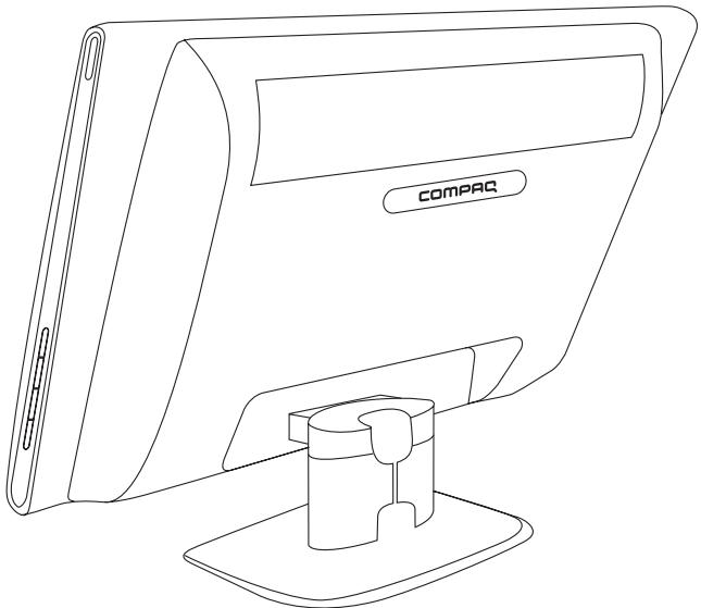 COMPAQ Q2009 - Preparing the monitor for desktop use - 3