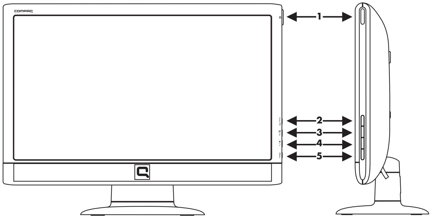 COMPAQ Q2009 - Side-Panel Controls - 1