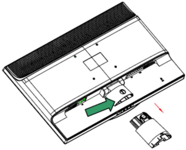 COMPAQ S2331A - Disconnect the pedestal - 2