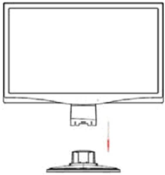 COMPAQ S2331A - Install the pedestal - 2