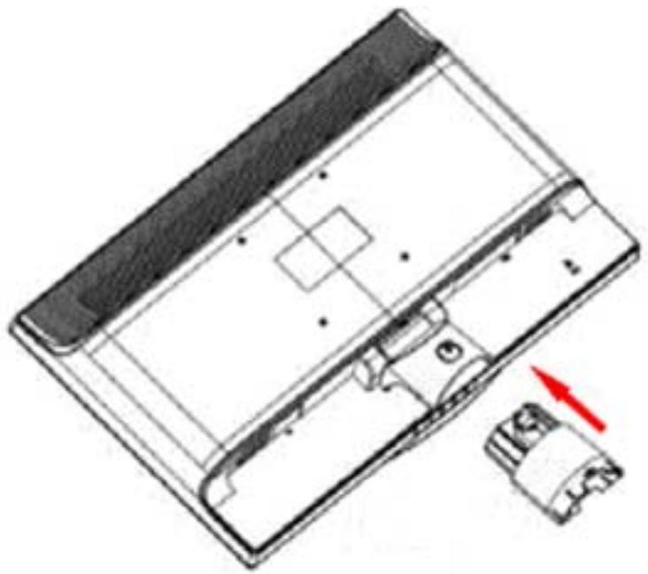 COMPAQ S2331A - Install the pedestal - 1