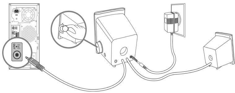 COMPAQ V7650 - Short Speakers - 1