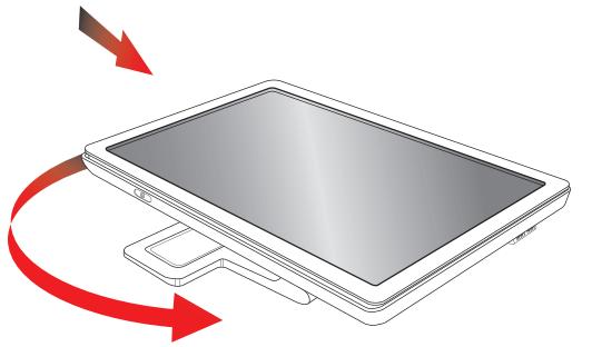 COMPAQ W1907 - Unfolding the double-inged monitor - 2