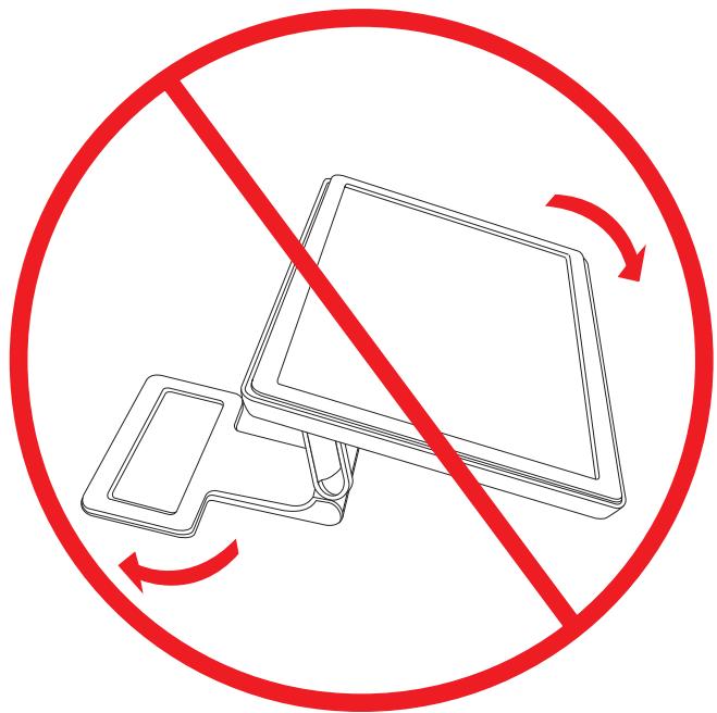 COMPAQ W2007 - Adjusting the Tilt - 3