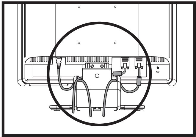 COMPAQ W2007 - Cable Management - 2