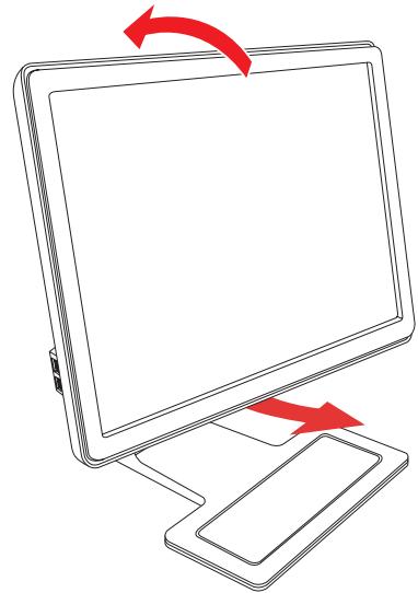 COMPAQ W2007 - Pivoting the Monitor (Select Models Only) - 2