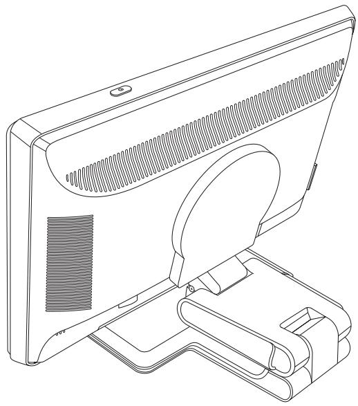 COMPAQ W2348H - Folding the Double-Hinged Monitor - 2
