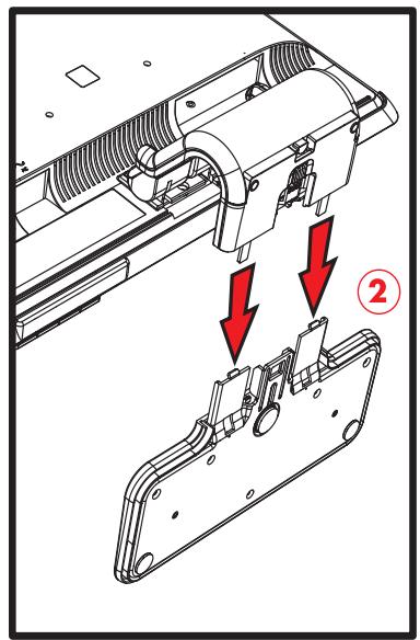 COMPAQ W2348H - Removing the Cantilever Base - 2